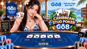 Caribbean Stud Poker GO8 – Luật Chơi, Cửa Cược Ante & Jackpot Chi Tiết