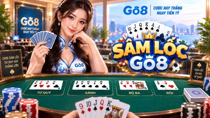 Sâm Lốc GO8 – Luật Chơi, Cách Báo Sâm & Mẹo Chặn Bài Chi Tiết