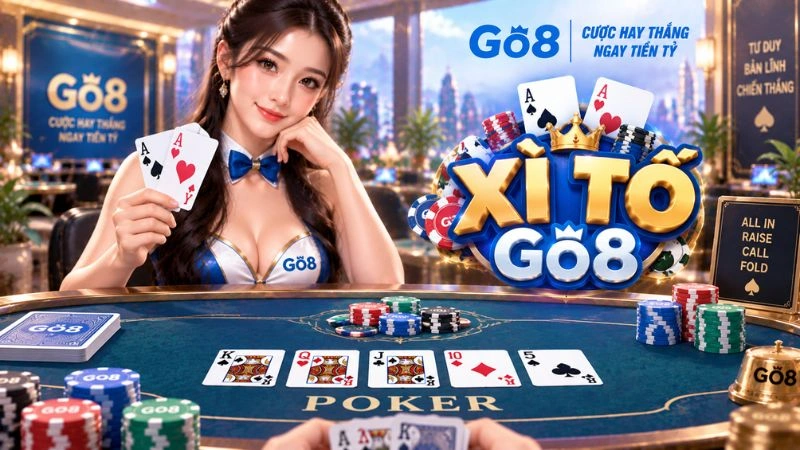 Xì Tố GO8 – Luật Chơi, Thứ Tự Bài & Các Vòng Tố Chi Tiết